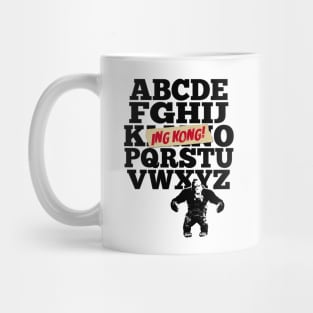 KING KONG 1933 - Kaiju alphabet Mug